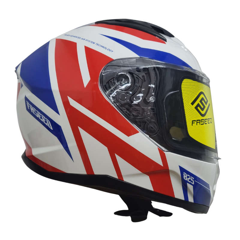 Faseed FS-825 Red/ Blue/ White Helmet