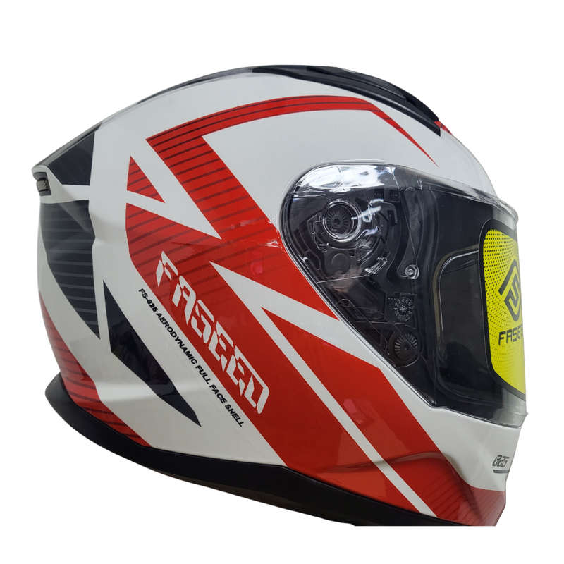 Faseed FS-825 Red/ White/ Black Helmet