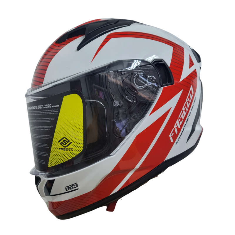 Faseed FS-825 Red/ White/ Black Helmet