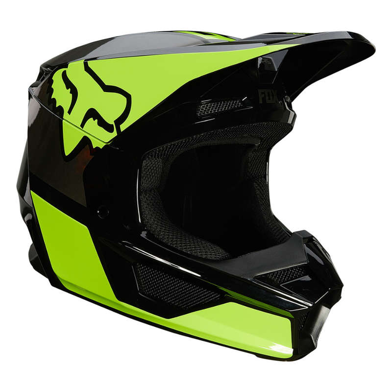 Fox V1 Revn Flo Yellow Helmet