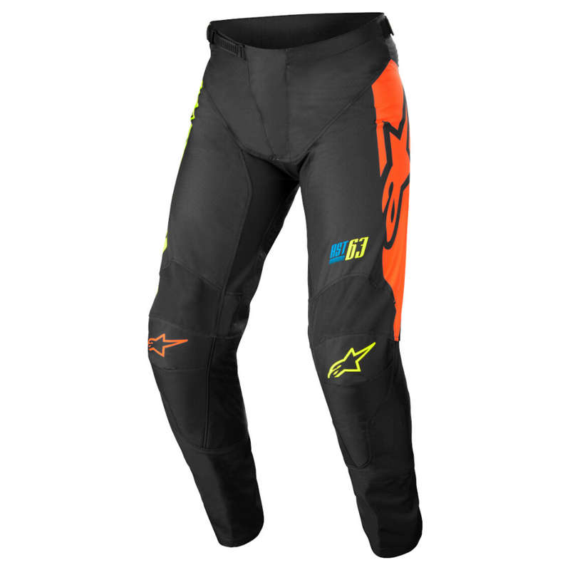 Alpinestars Racer Compass Black/Fluo Yellow/Coral Pants