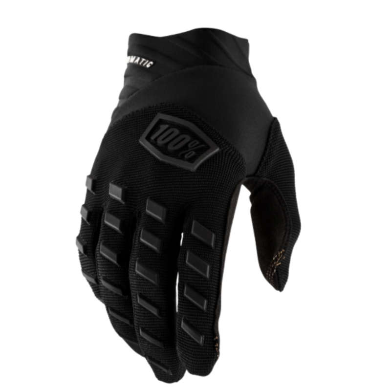 100% Airmatic Black/Charcoal Gloves