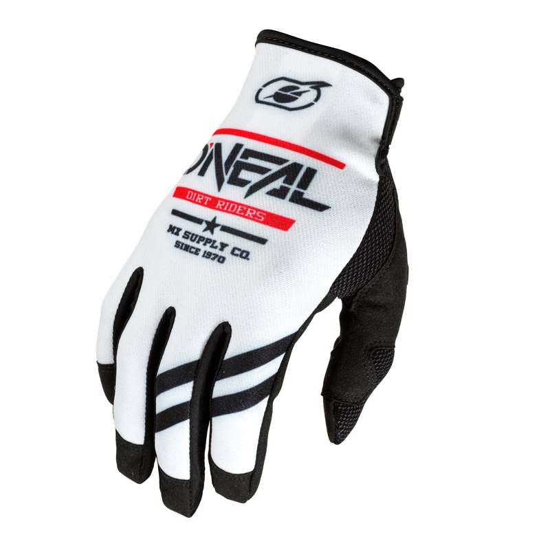 O'Neal Mayhem Squadron White/Black Gloves