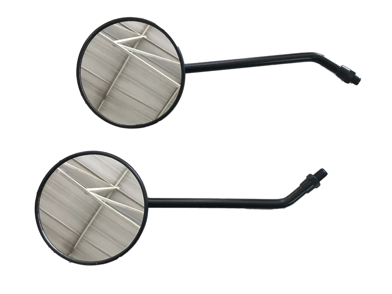 Rotracc Round Black Mirrors