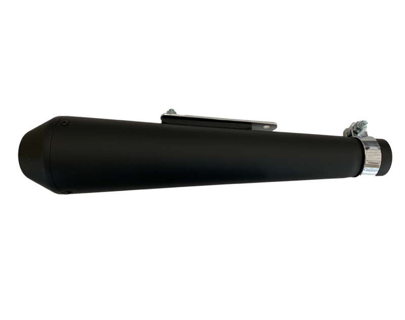 Motrix Universal Flat Black Reverse Cone Exhaust