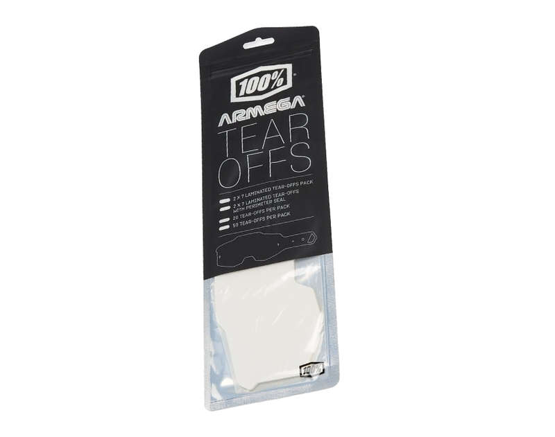 100% Armega Laminated Goggle Tear-Offs