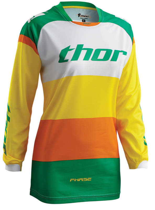Thor Women's Bonnie Green/Yellow Jersey