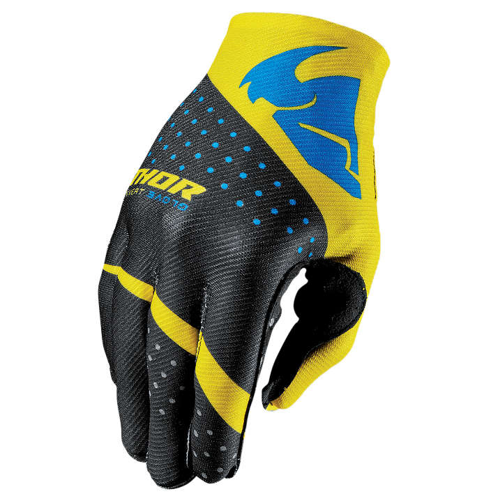Thor Invert Rhythm Yellow Gloves