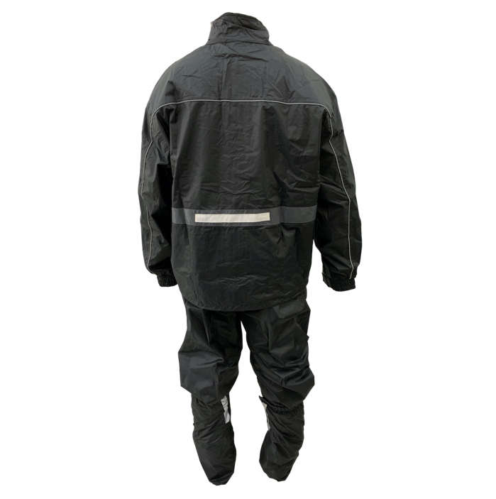 Metalize 602 Black/Grey Rain Suit