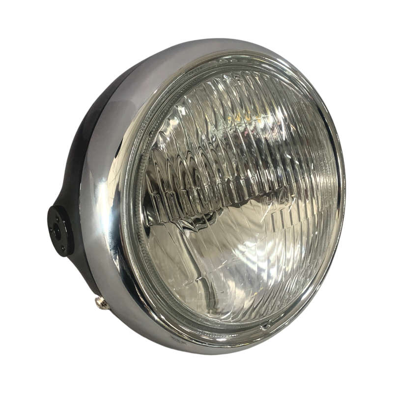 Motrix Universal Round 14.5cm Black Headlight