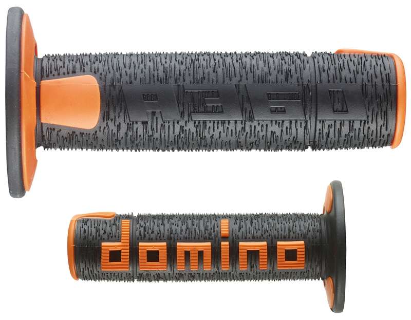 Domino A360 Black/Orange MX Grips