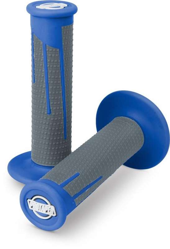 ProTaper Clamp On Full Diamond Dark Blue/Grey MX Grips