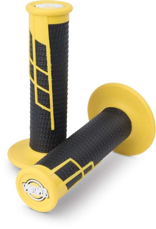 ProTaper Clamp On Half Waffle Neon Yellow/Black MX Grips