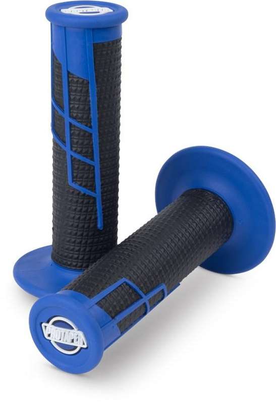 ProTaper Clamp On Half Waffle Blue/Black MX Grips