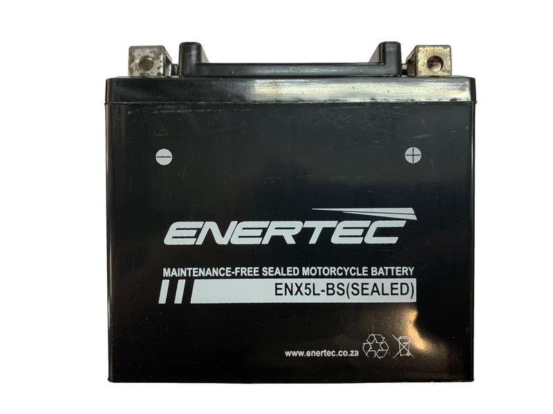 Enertec Battery ENX5L-BS -Motorcycle Battery