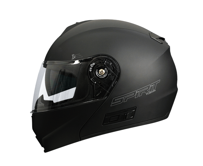 Spirit Fusion Matt Black Modular Helmet
