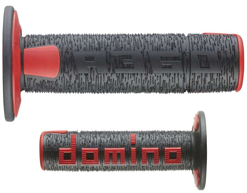Domino A360 Black/Red MX Grips