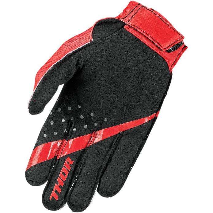 Thor Invert Rhythm Red Gloves