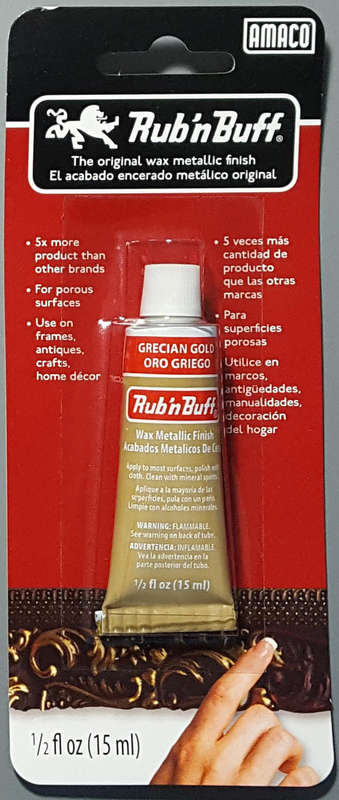 AMACO Rub 'n Buff - Grecian Gold - 1/2oz