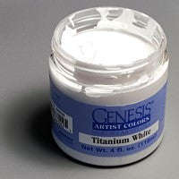 Genesis Heat-Set Paint - Titanium White - 1oz
