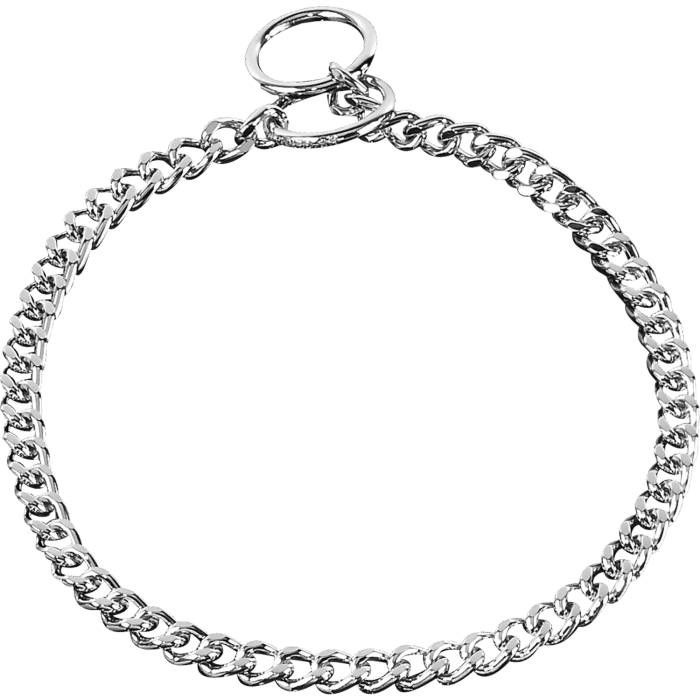 Herm Sprenger Metal Chrome Collar - Small Link 3mm - 55cm