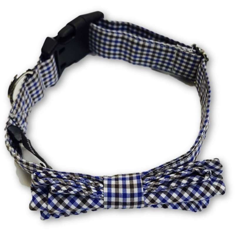 The Dapper Pet Checkered Bow Tie Colllar