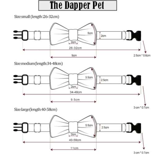 The Dapper Pet Floral Bow Tie Collar