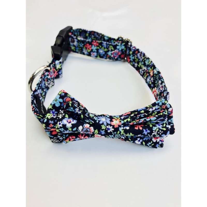 The Dapper Pet Floral Bow Tie Collar