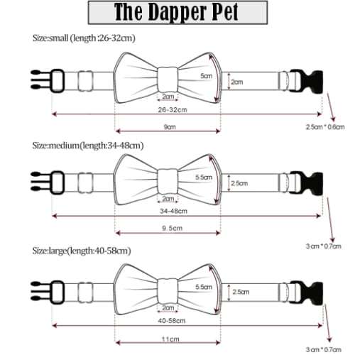 The Dapper Pet Spring Bow Tie Collar