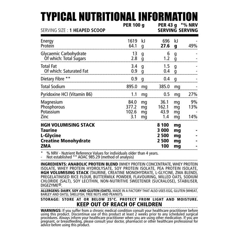 NPL Anabolic Whey all-in-one