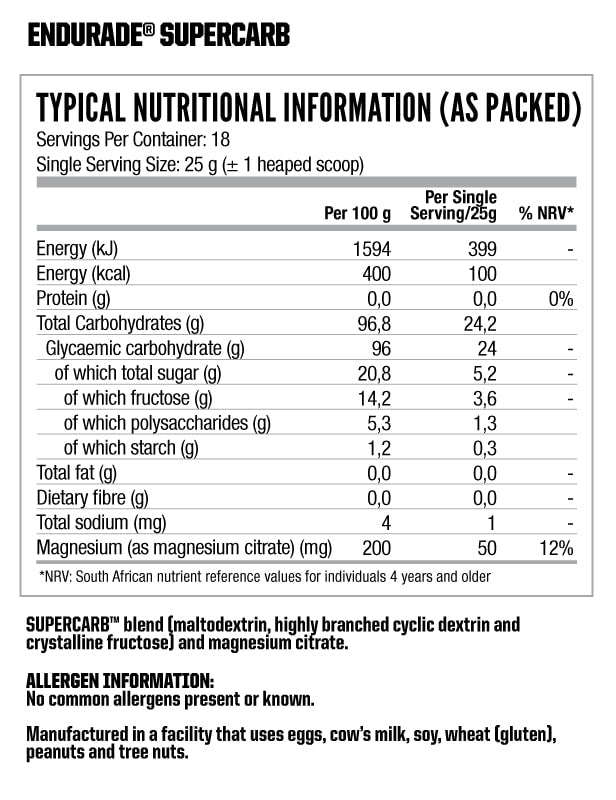 Nutritech Endurade SuperCarb