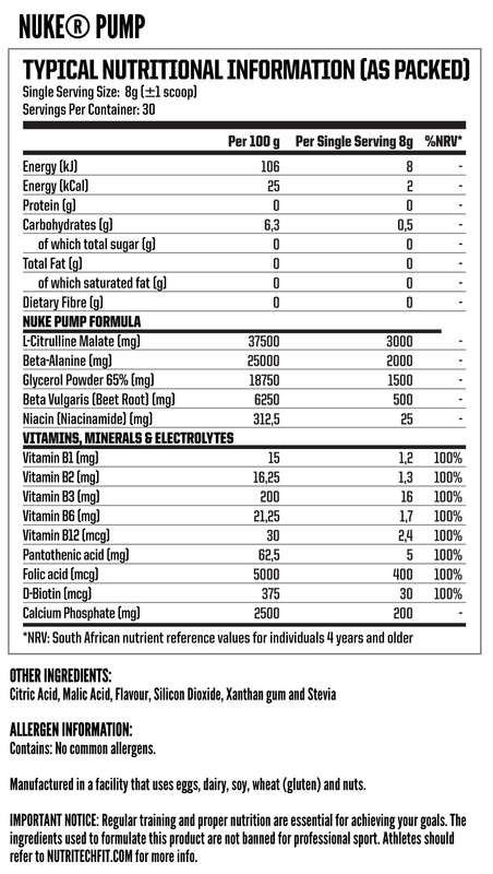 Nutritech Nuke Pump