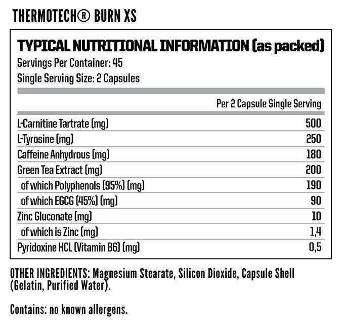 Nutritech ThermoTech Burn XS