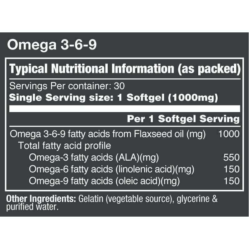 VitaTech Omega 3,6,9 Softgels