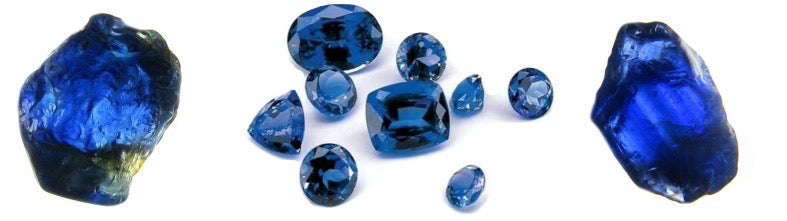 Incredible Stylish Blue Quartz Gemstone .925 Silver Ring Size 8.5 or Q1/2