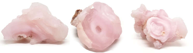 Natural Pink Chalcedony set in  .925 Sterling Silver Plated Drop Dangle Handmade Earrings