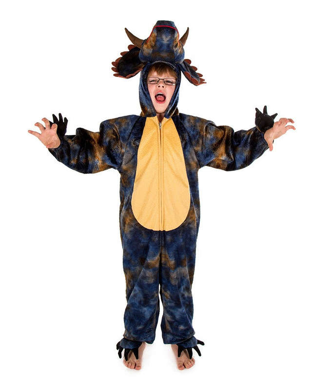 Dinosaur Triceratops Onesie - 5 to 7 years