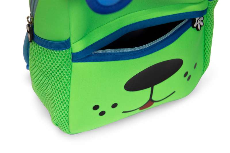 Kids Neoprene Backpacks - Puppy Green