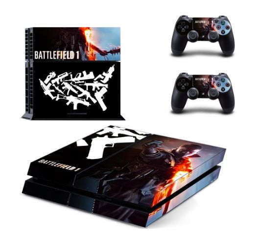Console Skins Stickers for Playstation 4(PS4) (CT) - Battlefield 1 Weapons Decal