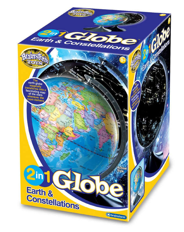 Brainstorm Toys 2 in 1 Globe Earth and Constellations - UK Imports STEM toys