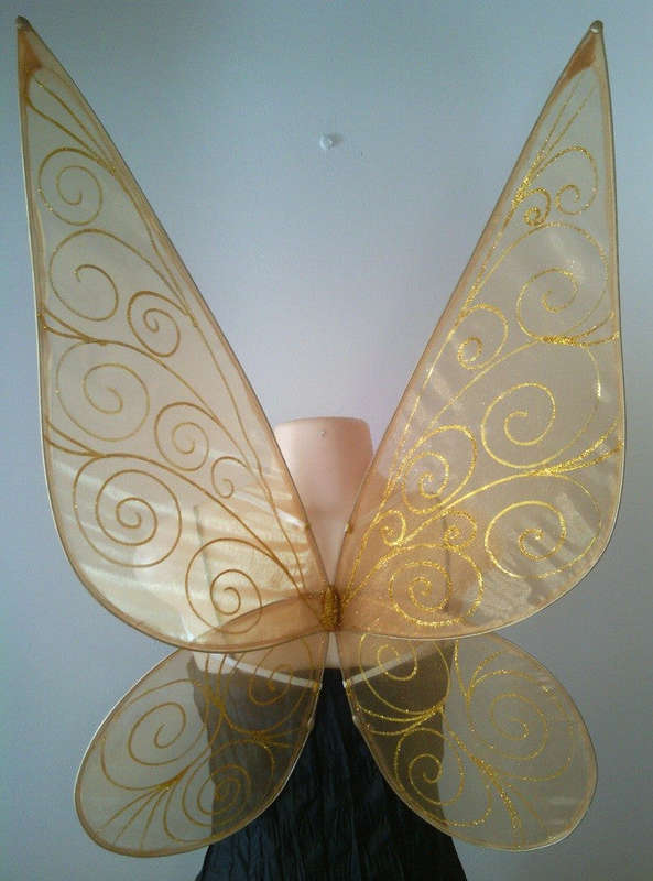 Tinkerbell Style Faerie Wings in Large size - White