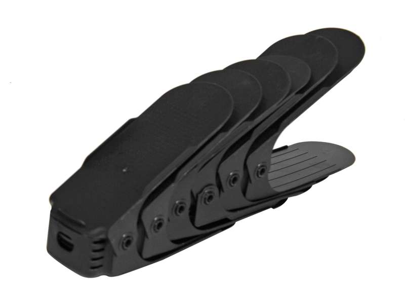 Shoe Organizer - Set of 6 - Black