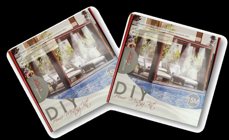 DOUBLE PACK DIY Home Misting System - requires no electricity!(CT)