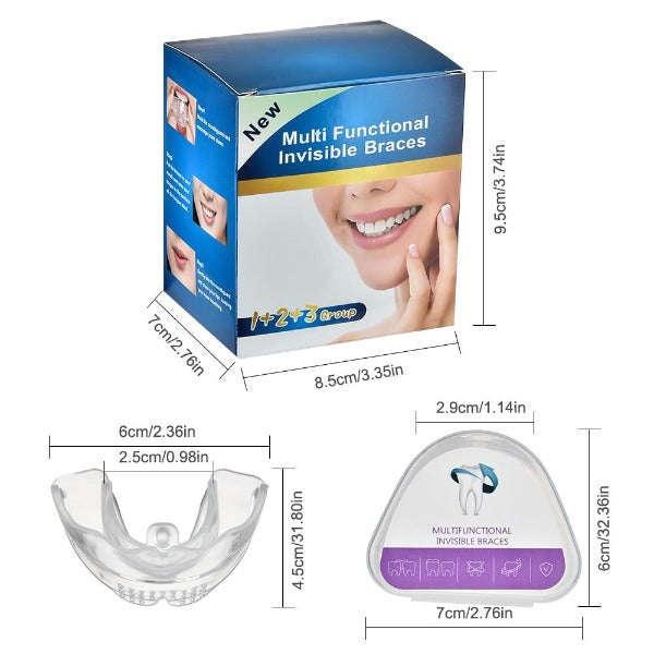 Teeth Aligner - Complete 3 stage Set - Adult - invisible