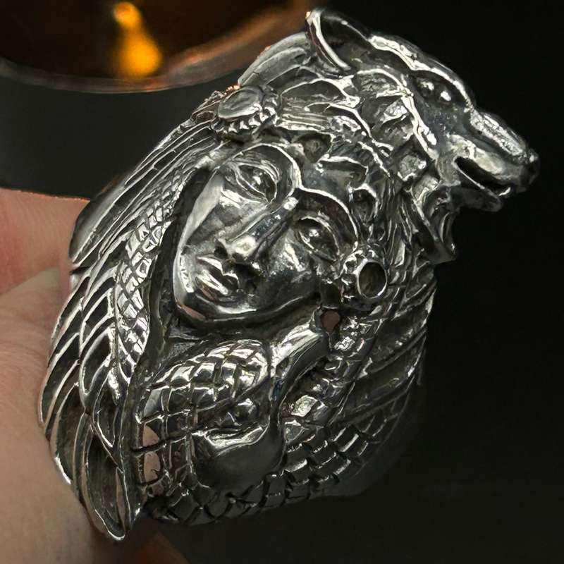 Men's Sterling Silver Shaman Ring