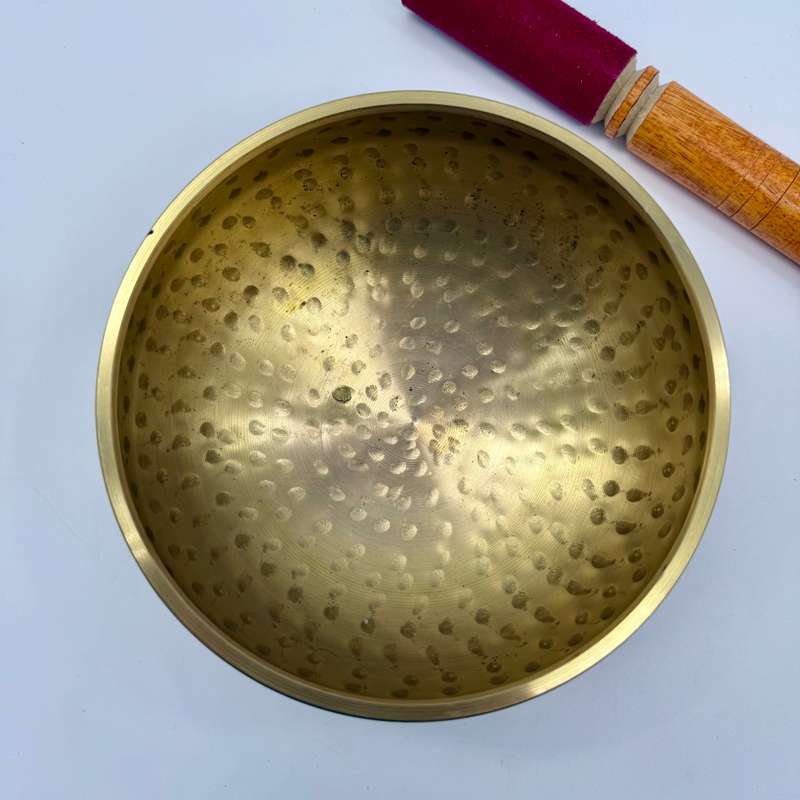Large Brass Singing Bowl - 7 inch