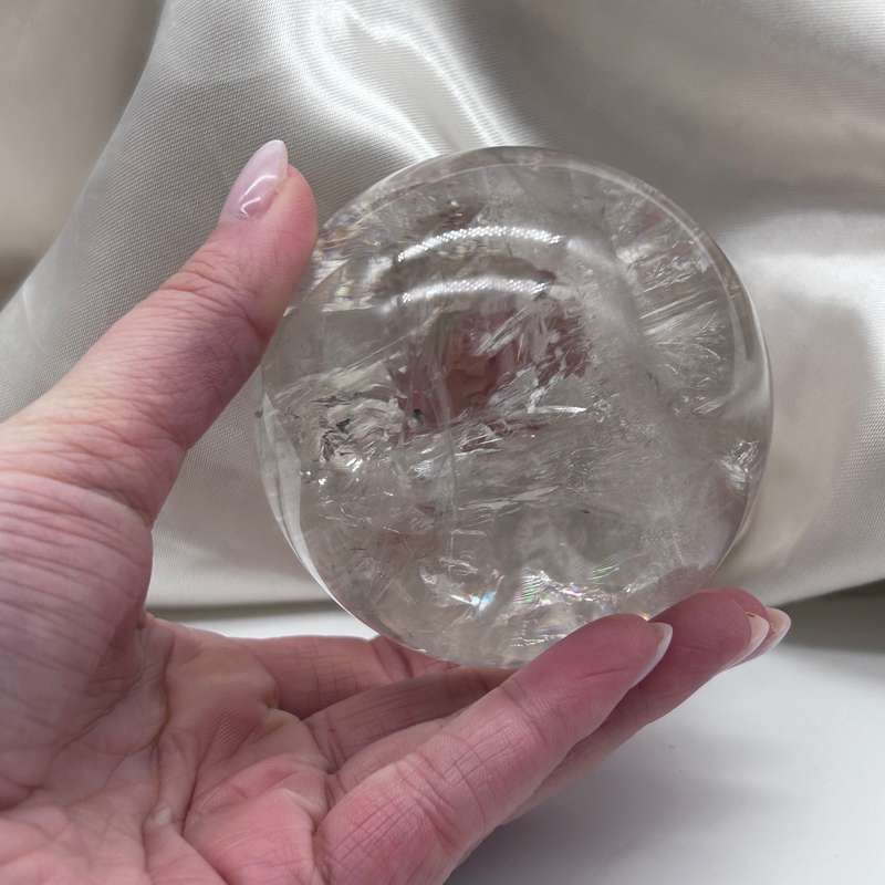 Smoky Clear Quartz Crystal Sphere
