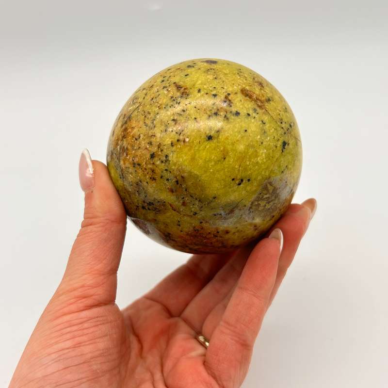 Green Opal Crystal Sphere