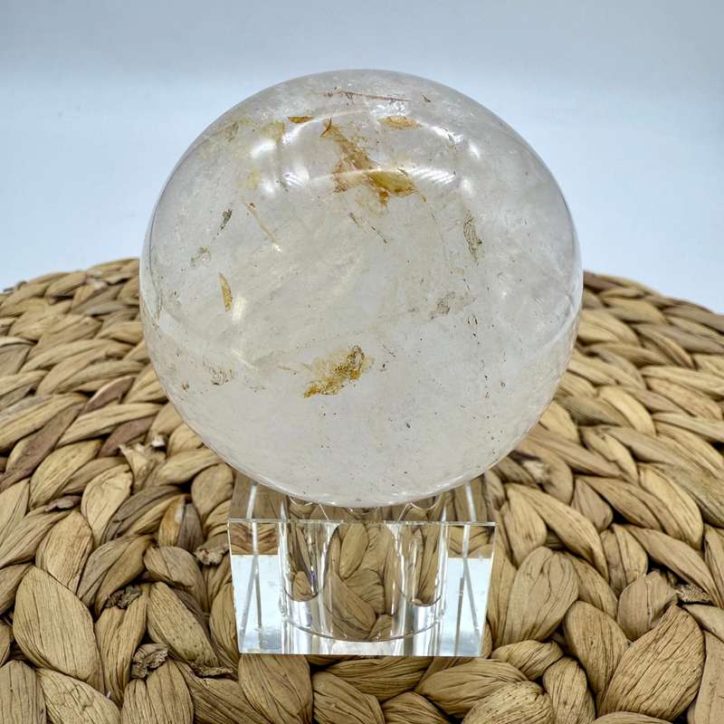 Clear Quartz Crystal Sphere