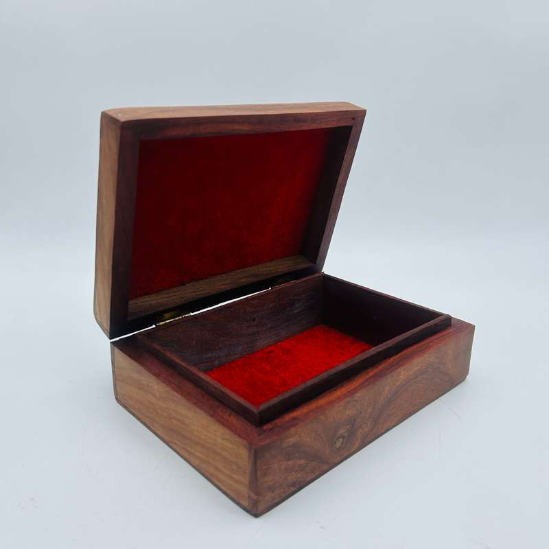 Wooden Carved Pentacle Box